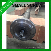 Small feeder screw barrel for injection or extruder machine